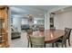 Dining room that offers an open-concept design with views into the living and kitchen areas, perfect for gatherings at 7821 Mazarine St, North Las Vegas, NV 89084