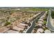 Overhead view of a residential area with tidy streets and modern homes, offering community at 8180 Loma Del Ray St, Las Vegas, NV 89131