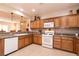 Spacious kitchen with stylish countertops, modern appliances, and ample cabinetry at 8180 Loma Del Ray St, Las Vegas, NV 89131