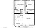 Floor plan showcasing the layout of the home, including bedrooms, bathrooms, kitchen, and living room at 8410 Eldora Ave # 2082, Las Vegas, NV 89117