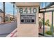Signage indicating the address and community name, providing clear identification of the property at 8410 Eldora Ave # 2082, Las Vegas, NV 89117