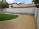 Backyard featuring new turf at 8640 Portofino Ct, Las Vegas, NV 89117