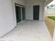Outdoor patio with sliding doors and a security door at 8640 Portofino Ct, Las Vegas, NV 89117
