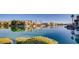 Waterfront real estate with luxurious homes and boat docks at 8640 Portofino Ct, Las Vegas, NV 89117
