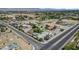 Aerial view highlighting the property's ample lot space and convenient corner lot location at 8970 W Lone Mountain Rd, Las Vegas, NV 89129