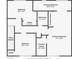 Detailed floor plan showcasing the layout of the second floor, including rooms and dimensions at 8970 W Lone Mountain Rd, Las Vegas, NV 89129