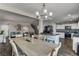 Spacious open floorplan combines the dining area, kitchen and living room, perfect for modern living at 900 Harbor Ave, Henderson, NV 89002