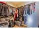 Walk-in closet with organized shelving, rods, and storage solutions at 9052 Pine Mission Ave, Las Vegas, NV 89143