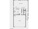 Detailed floor plan showing the layout of the kitchen, great room, entry, and garage at 9540 Marsh Aster St, Las Vegas, NV 89139