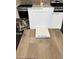 Display featuring the Elkins White cabinets, Alabaster paint, and Simply White quartz countertops in a kitchen at 9540 Marsh Aster St, Las Vegas, NV 89139