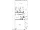 First floor floorplan featuring the garage, entry porch, bedroom 5, bathroom 3, and kitchen at 9997 River Corral St, Las Vegas, NV 89166