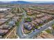 Stunning aerial view showcases the home's desirable location and neighborhood, blending comfort with suburban charm at 301 Resolute Ave, Henderson, NV 89011