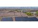 Rooftop view showcasing city skyline, solar panels, and beautiful tile roof at 301 Resolute Ave, Henderson, NV 89011