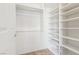 Walk-in closet with custom shelving at 3029 Paseo Hills Way, Henderson, NV 89052
