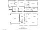 Detailed floor plan showcasing the layout of a two-story home, including room dimensions and features at 4698 Lucky Jade Ave, Las Vegas, NV 89141