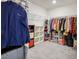 Spacious walk-in closet with ample hanging space and organizational shelving at 4698 Lucky Jade Ave, Las Vegas, NV 89141