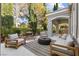 Enjoy the fountain and relaxing seating around the outdoor living space at 800 Jody Brook Ct, Las Vegas, NV 89145