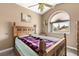 Cozy bedroom with a ceiling fan and window, creating a relaxing atmosphere at 94 Fantasia Ln, Henderson, NV 89074