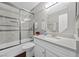 Charming bathroom with updated fixtures and a tiled shower at 1619 Abby Ave, Henderson, NV 89014