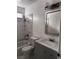 Bathroom with tub and shower combination and modern vanity at 3275 Arville St # C, Las Vegas, NV 89102