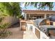 This property features an outdoor kitchen with built-in grill, sink, and stainless steel refrigerator at 4176 Skywalker Ave, Las Vegas, NV 89120