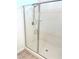 Modern shower features a glass enclosure, handheld shower head, and a sleek design at 8550 Lost Pony St, Las Vegas, NV 89148