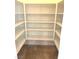 Spacious walk-in closet with ample shelving and storage at 8550 Lost Pony St, Las Vegas, NV 89148