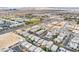 Panoramic aerial shot displaying neighborhood homes and community layout highlighting lifestyle and accessibility at 11228 Burning River St, Las Vegas, NV 89183