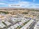 Neighborhood aerial view with 2204 Monterey Ave location, near South Point Casino, with community layout at 11228 Burning River St, Las Vegas, NV 89183