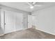 Spacious bedroom features closet, neutral colors, and carpet at 11228 Burning River St, Las Vegas, NV 89183