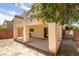A covered patio offers a shady and comfortable retreat, perfect for enjoying the outdoors while being sheltered from the sun at 11668 Tierney Creek Dr, Las Vegas, NV 89183
