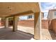 This spacious covered patio allows for seamless indoor-outdoor living and is perfect for entertaining or relaxing in the shade at 11668 Tierney Creek Dr, Las Vegas, NV 89183