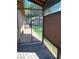 Private patio with partial enclosure and gated access, offering a tranquil outdoor retreat at 461 N Lamb Blvd # H, Las Vegas, NV 89110