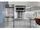 Modern kitchen with stainless steel appliances and sleek, minimalist design at 4381 W Flamingo Rd # 1109, Las Vegas, NV 89103