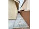 Narrow walkway between houses at 4484 Warbonnet Way, Las Vegas, NV 89147