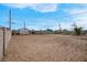 Backyard has a fence and a block wall around it at 1189 Blankenship Ave, Las Vegas, NV 89106