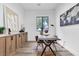 Bright office featuring custom built-ins, wood floors, and a sleek desk, perfect for a productive workspace at 1350 Rossini St, Henderson, NV 89052