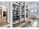 Wine cellar and bar area open to the living area and kitchen, perfect for entertaining at 1350 Rossini St, Henderson, NV 89052