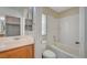 Bathroom featuring sink vanity and combination bathtub/shower at 1531 Evening Spirit Ave, Las Vegas, NV 89183