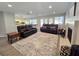 Spacious living area features fireplace and access to the backyard at 2065 Pinion Springs Dr, Henderson, NV 89074