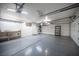 This garage features a work bench, peg board and shelving at 220 Hollyfern St, Henderson, NV 89074