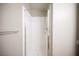 Tiled shower with glass door and modern fixtures at 220 Hollyfern St, Henderson, NV 89074