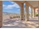 This arched patio offers a great space and superb views at 24 Via Vasari # 104, Henderson, NV 89011