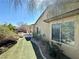Backyard featuring a covered patio and low-maintenance landscaping at 2558 Grandville Ave, Henderson, NV 89052