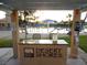 Desert Shores community beach access with shade and lake views at 2708 Port Of Call Dr, Las Vegas, NV 89128