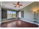 Serene room with waterfront view and dark shades at 2708 Port Of Call Dr, Las Vegas, NV 89128