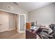 Spacious home office offers plenty of space and natural lighting at 2711 Evolutionary Ln, Las Vegas, NV 89138