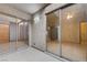 Spacious patio with tile flooring and sliding glass doors offers indoor/outdoor living at 441 N Lamb Blvd # E, Las Vegas, NV 89110