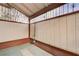 Enclosed patio features secure ironwork and protection from the elements at 441 N Lamb Blvd # E, Las Vegas, NV 89110