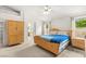 Spacious main bedroom with neutral carpet and an en suite bathroom at 5224 Dana Springs Way, Las Vegas, NV 89130
